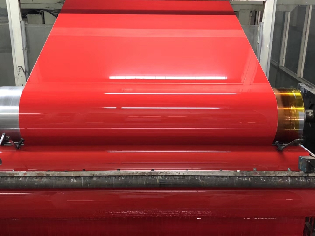 Cor vívida do painel composto de alumínio vermelho do PE do Acp e nível mais alto 2mm do brilho