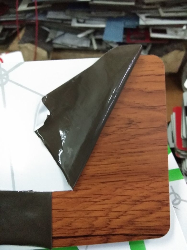 folha composta de alumínio de madeira do painel de 0.3mm para a parede divisório 1220*2440 da decoração