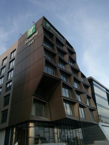 Anúncio Fascia 1250mm 1500mm PVDF ACP Alucobond desenho painel de alumínio composto para cortina parede espreguiçadeiras abrigo interior
