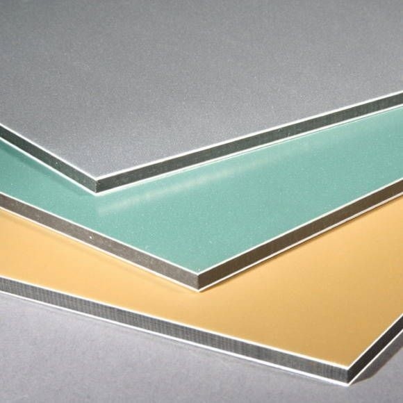 Folhas compostas exteriores AA3003 antiestático da decoração PVDF ACP para a parede 1220*2440mm