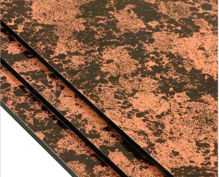 Painel composto de alumínio de mármore de alta dureza perfeito para decorações arquitetônicas