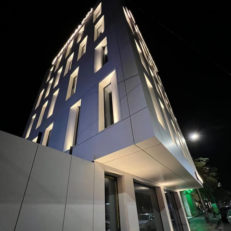 ALD 8802 núcleo inabalável cinza prateado Painel de alumínio composto para sinalização e materiais de construção