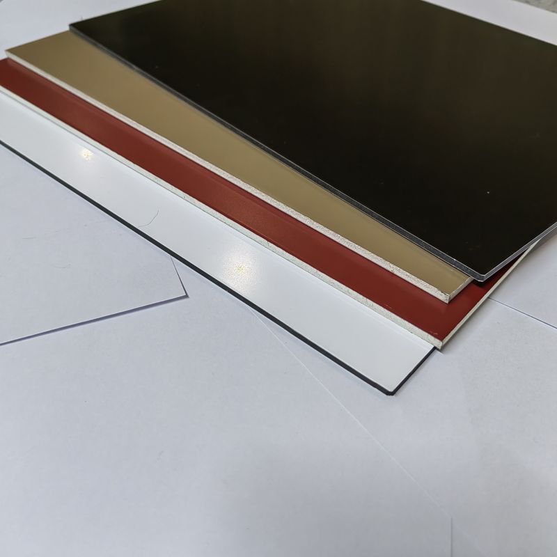Painel de alumínio composto de fábrica direto 4x8 pés ACP/ACM Amostra gratuita 3mm 4mm para decoração de revestimento de parede
