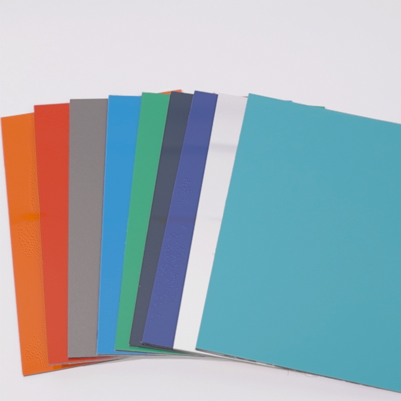 4 mm PVDF painel de alumínio composto 0,40 mm acp folhas acm para materiais de construção