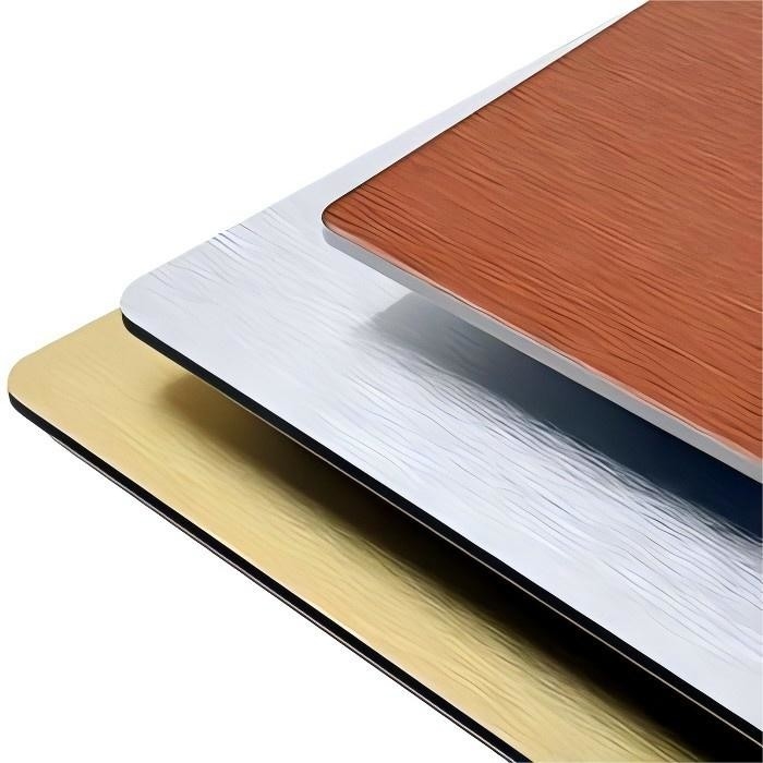 Elegante painel de alumínio composto escovado leve com ampla gama de cores para a sua construção contemporânea