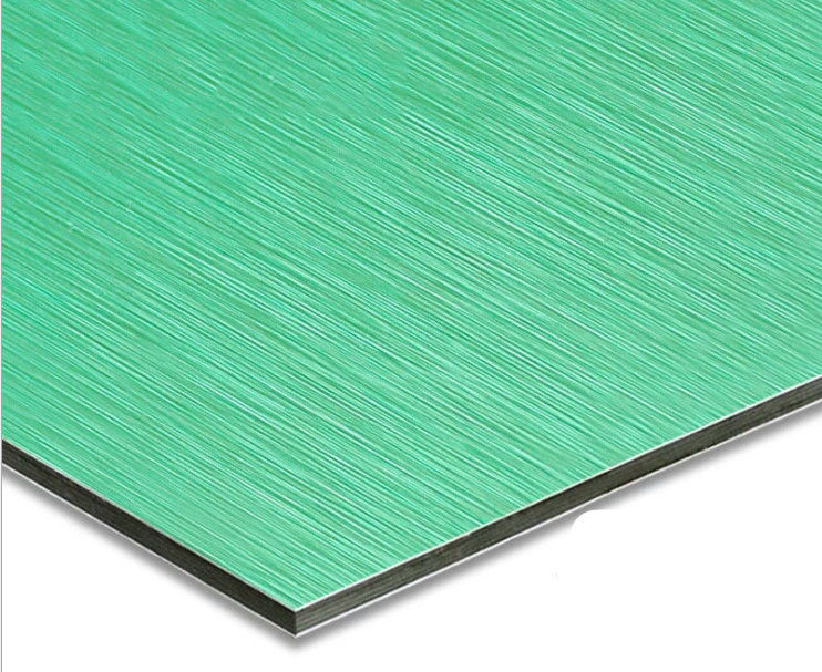 Embalagem segura 3mm Grão de mármore ACM/ ACP PE Revestimento PVDF, fácil limpeza e resistente a arranhões para cozinha Backsplash em estoque