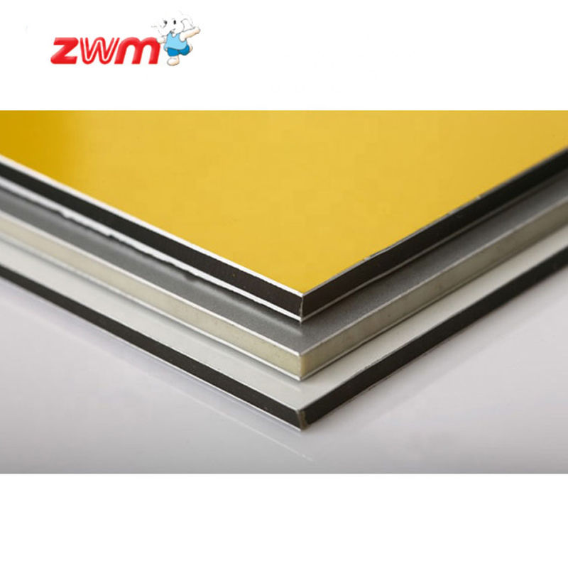 Painel composto de alumínio à prova de fogo padrão A2 Alucobond ACM 4mm, peso leve para parede cortina