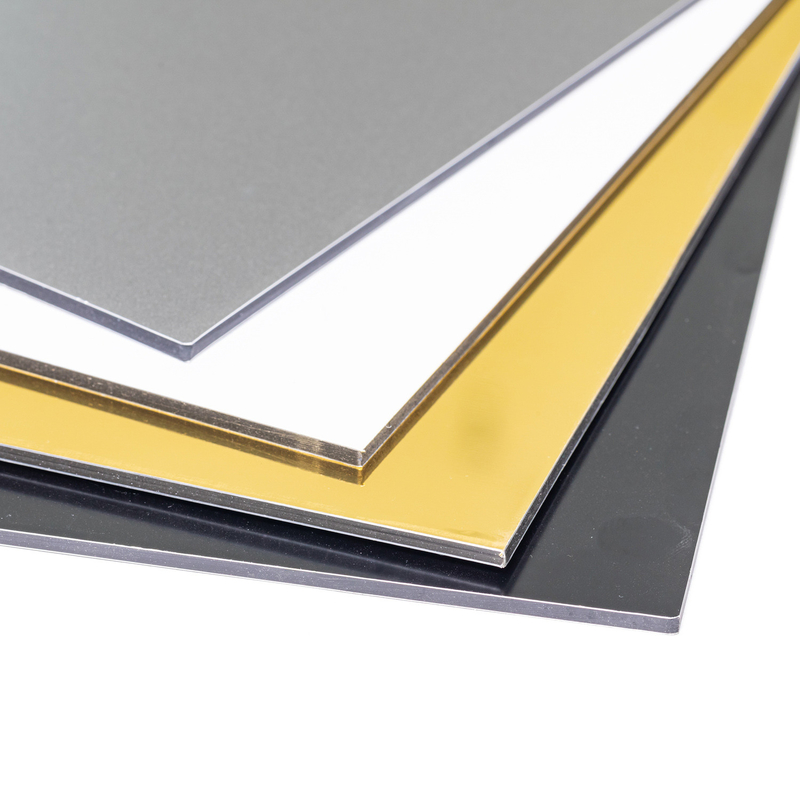 Painel de alumínio composto ACP de 4*0,20 mm para painéis de parede e materiais de construção