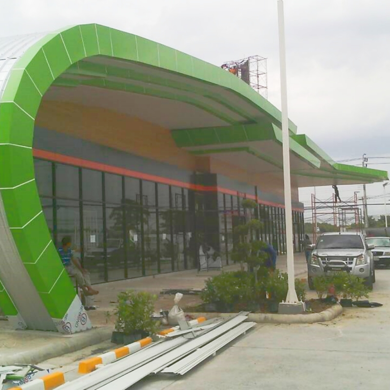1500*5000*4mm PVDF Painel de Alumínio Composto Acm para parede de cortina e revestimento exterior