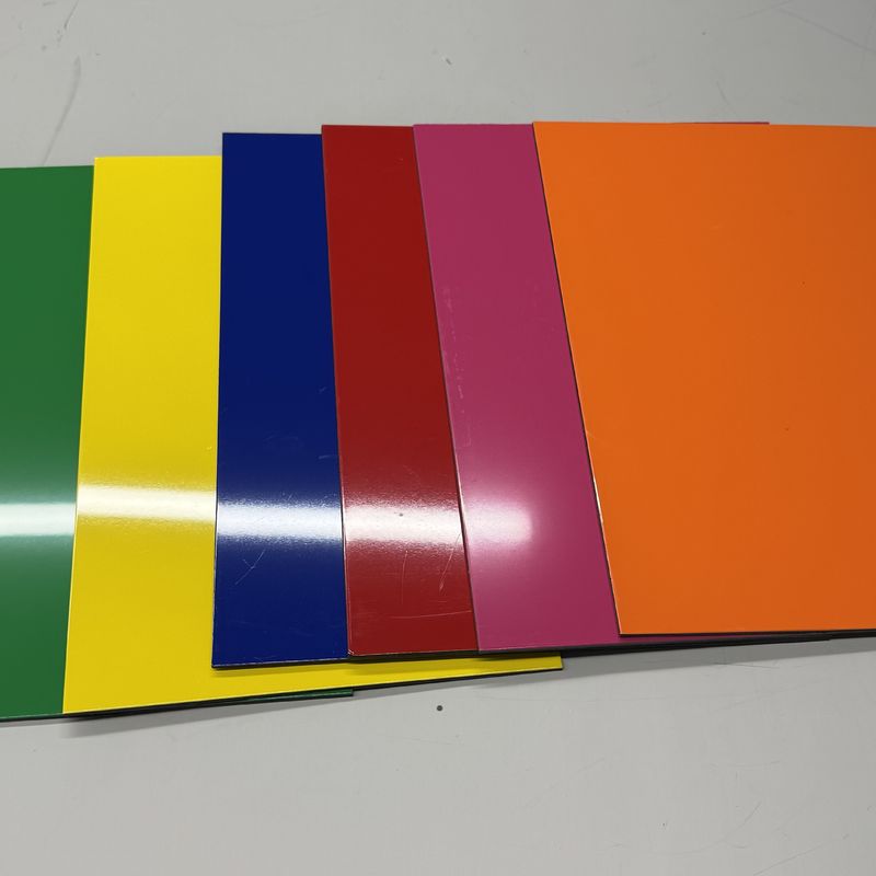Entrega rápida 1220*24400mm Painel Composto de Alumínio PE PDVF Revestimento, Padrão de Mármore, para Decoração de Hotel Mall Hall Personalizado