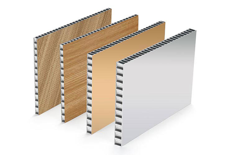 Painel de honeycomb de alumínio para tetos, telhados, paredes interiores e exteriores, etc.