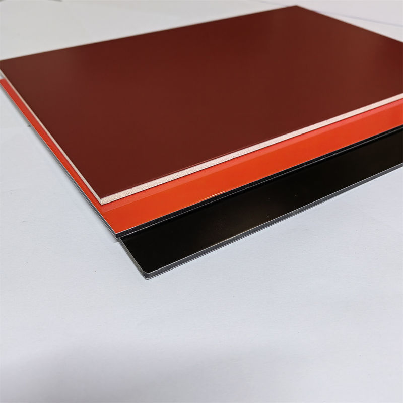 Painel de alumínio composto ignífugo de 4 mm B1 A2 ACP/ACM para materiais de construção exteriores