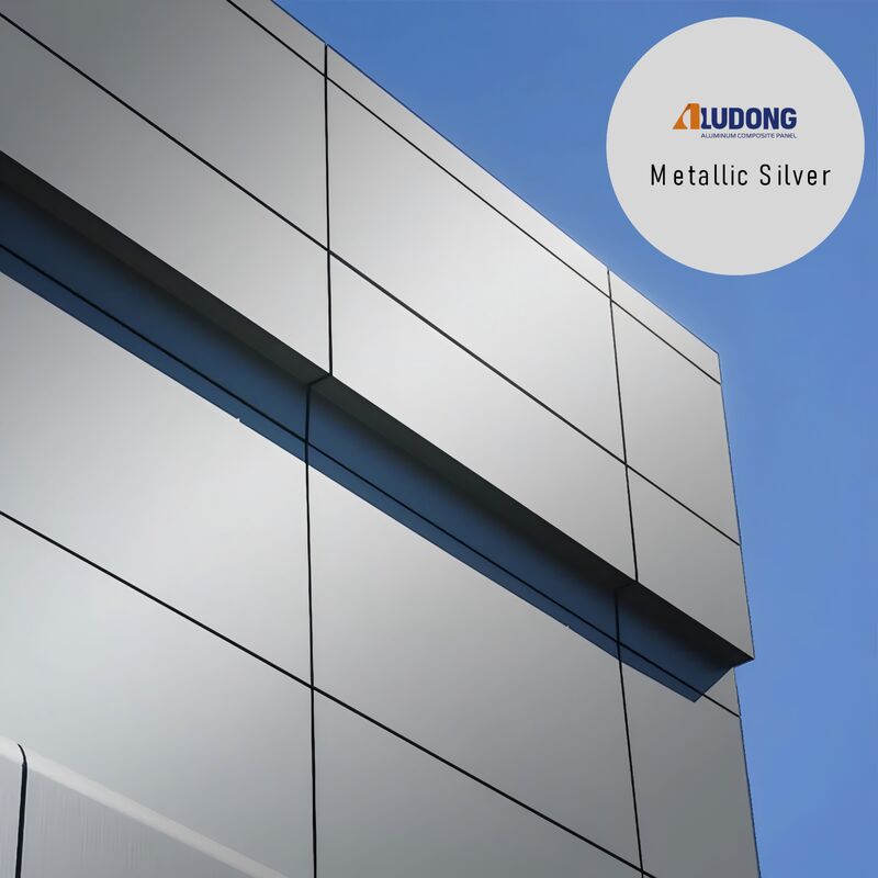 Painéis compostos de alumínio revestidos com PVDF de 4 mm resistentes às intempéries para revestimento de parede de cortina exterior