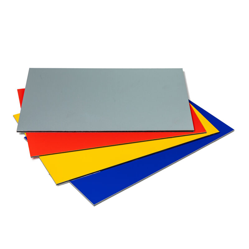 Revestimento PE de painel composto de alumínio direto da fábrica de 3 mm, leve e à prova d'água para revestimento de parede interior Folha ACP de venda quente