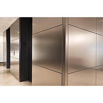 OEM Custom Anodizado ACP 3mm, PVDF Coating, Anti-Rescate para decoração de hotel Subway Hall
