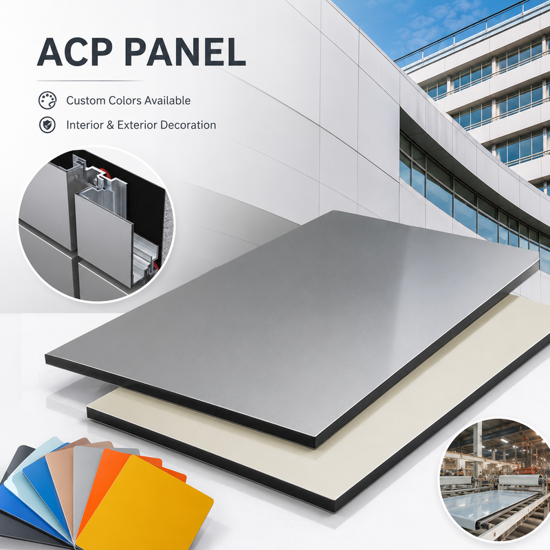Painel composto de alumínio à prova de fogo padrão A2 Alucobond ACM 4mm, peso leve para parede cortina