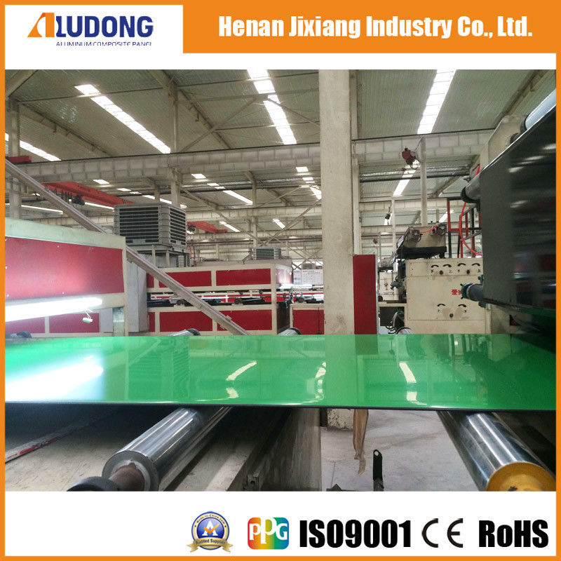 Preço da fábrica Shanghai Jixiang ISO 9001 Fábrica Acp Folha de alumínio painéis compostos para revestimento exterior teto de parede interior