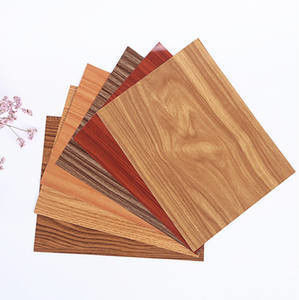 Em estoque 1220*2440mm painéis compostos de alumínio padrão de madeira, alta resistência à prova de molde para decoração de interiores CE certificado
