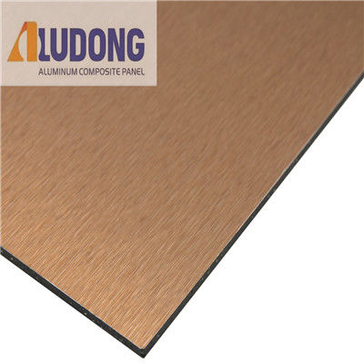 Preço da fábrica Painel de alumínio escovado ACP/ ACM 4x8 Ft, Nano Coating, fácil instalação para parede divisória