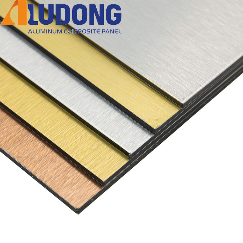 Embalagem segura ACP/ACM escovado anodizado 4 mm, isolamento térmico e à prova de fogo para remessa rápida de casa de contêiner