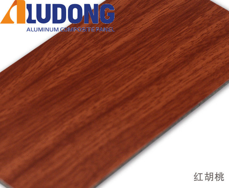 Fabricante direto 5 mm de madeira ACP PVDF revestimento, anti-UV e à prova de fogo para parede de cortina 24/7 Suporte técnico