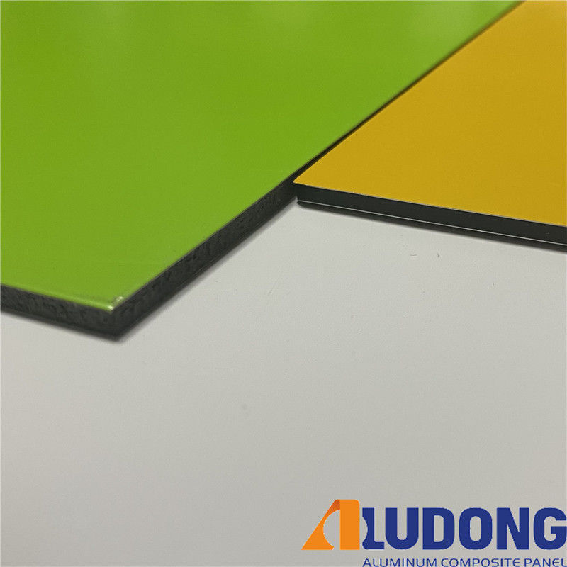 Publicidade PE Core 0.3mm ACP Alucobond desenho painel de alumínio composto para cortina parede de parede abrigos interiores