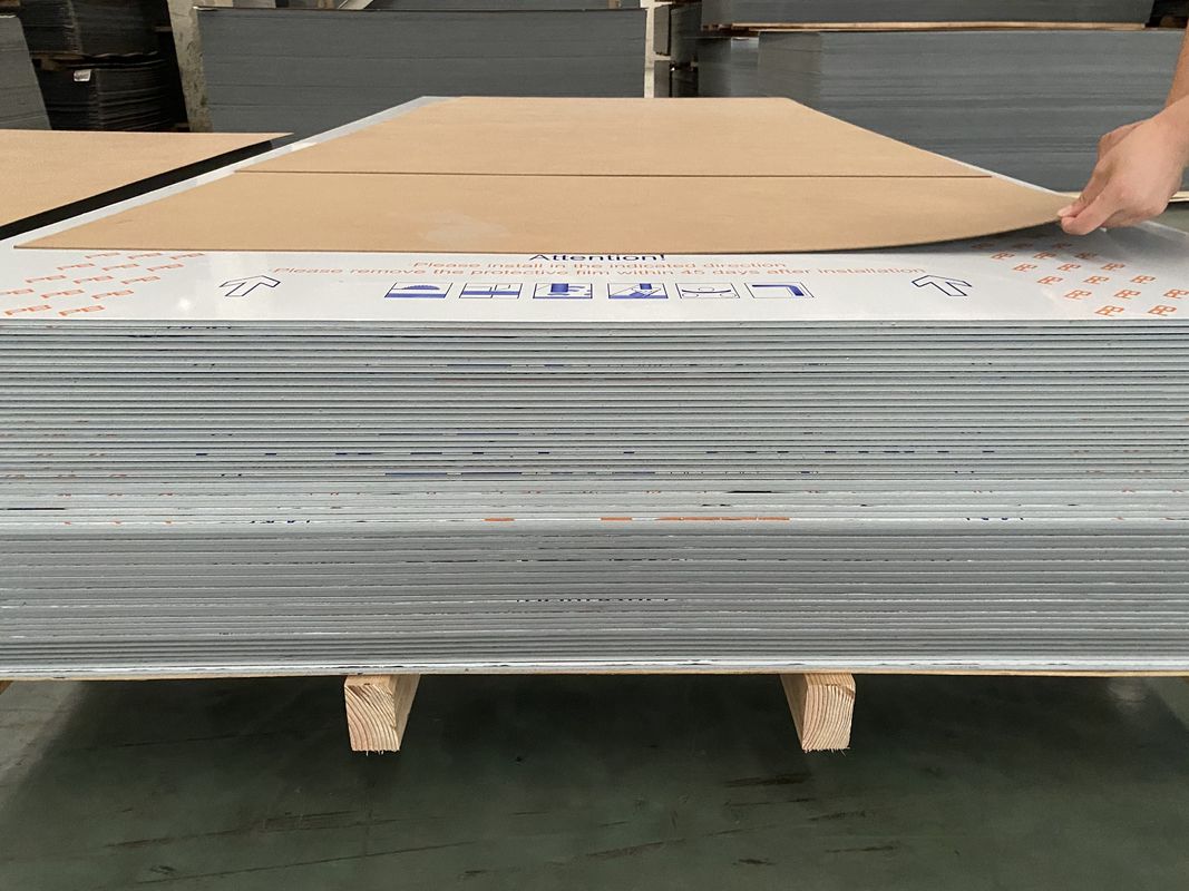 Tamanho máximo alcança 2000 * 6000mm painel de alumínio composto solução definitiva para as suas necessidades de construção