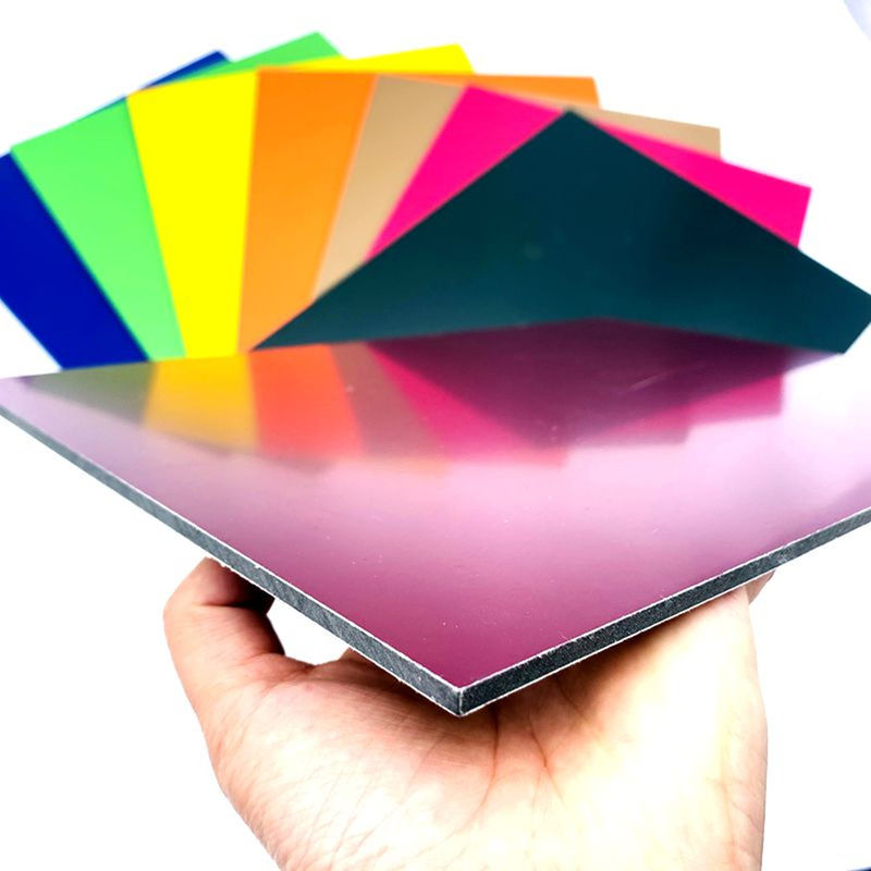 Venda Quente Painel composto de alumínio revestido pe pvdf acp, material de construção de 4x8 pés para decoração de parede interna e externa