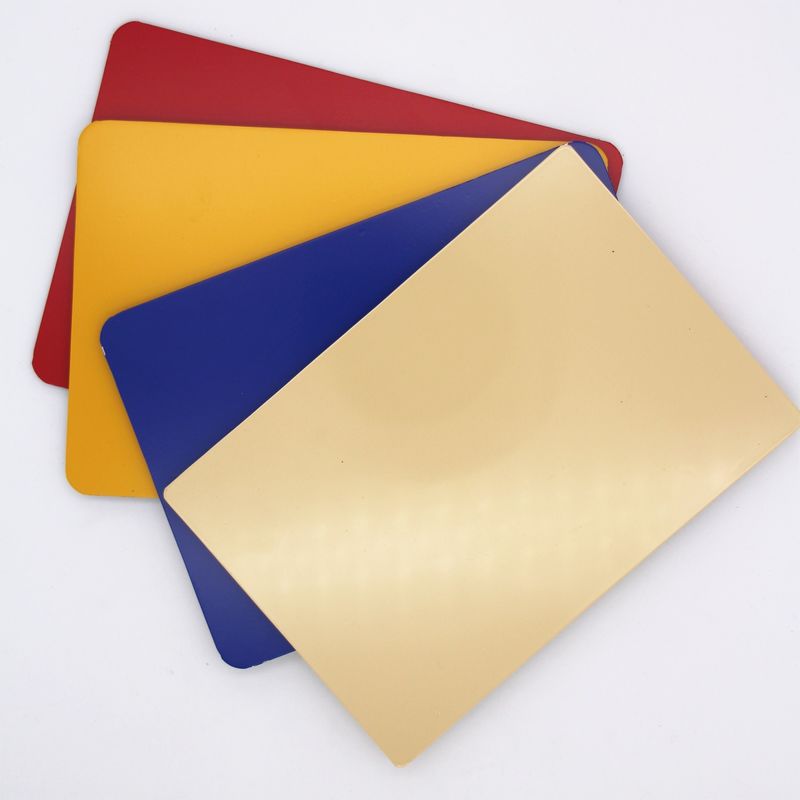 As cores amarelas brancas vermelhas lustrosas tornam o ajuste composto de alumínio do painel para Wayfinding