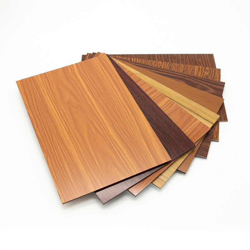 Painel Composto de Alumínio e Madeira para Decoração Interior e Exterior SGS