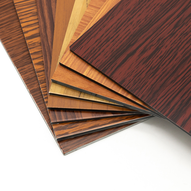 Painel Composto de Alumínio e Madeira para Decoração Interior e Exterior SGS