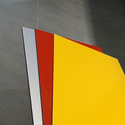 do Pe composto de alumínio do painel de 3mm Acm PVDF parede interior 1250mm decorativo
