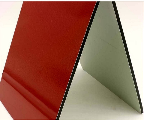 Folhas compostas exteriores AA3003 antiestático da decoração PVDF ACP para a parede 1220*2440mm