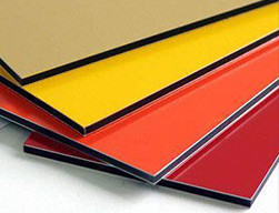 painel composto de alumínio de 4mm ACP com revestimento 2440mm de PVDF para o revestimento da parede exterior