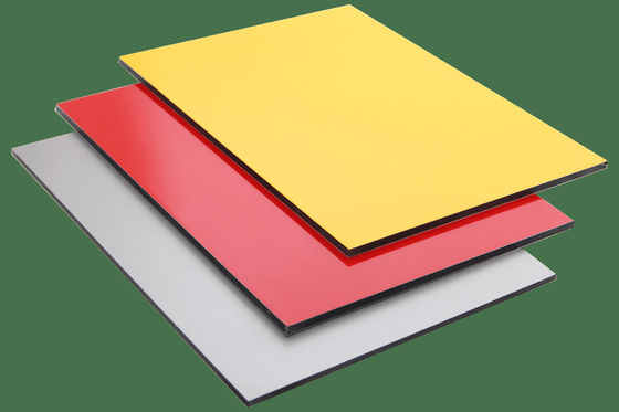 Painel composto de alumínio FEVE de alto brilho com cores vivas e brilhantes