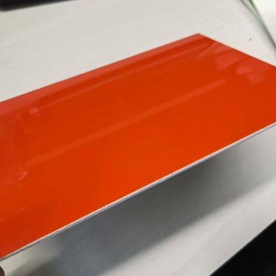 Material de construção decorativo B1 Índice de resistência ao fogo ACP Revestimento de parede painel composto de alumínio de 4 mm
