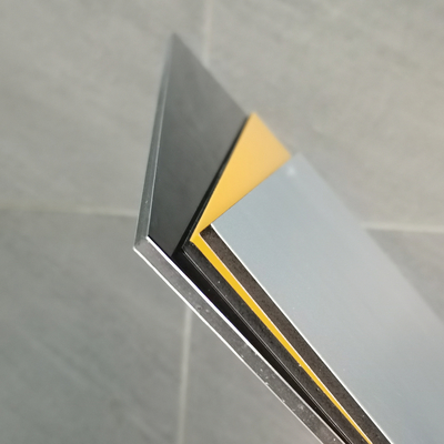 Material de construção contemporâneo PE Painel composto de alumínio Alta dureza Elegança