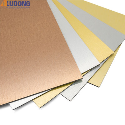 Embalagem segura ACP/ACM escovado anodizado 4 mm, isolamento térmico e à prova de fogo para remessa rápida de casa de contêiner