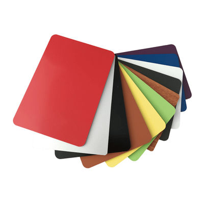 O painel composto de alumínio do PE interior escovou a largura de 1220mm para o quadro indicador