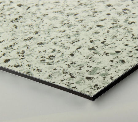 Embalagem segura 3mm Grão de mármore ACM/ ACP PE Revestimento PVDF, fácil limpeza e resistente a arranhões para cozinha Backsplash em estoque