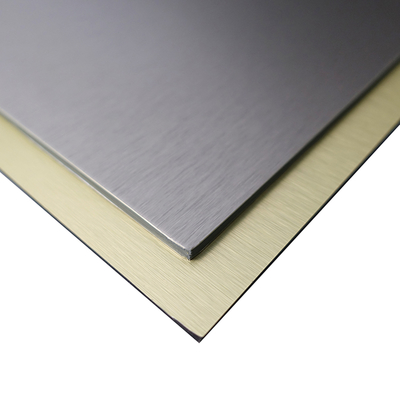 A folha inteira ACP do revestimento do metal do núcleo de PVDF almofada o comprimento de 5800mm